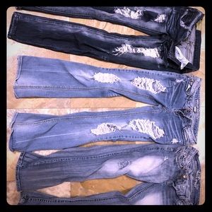 Ripped jeans from wet seal